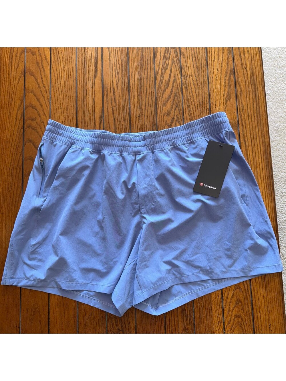 Lululemon Men’s Pace Breaker Short 5” Linerless Prep Blue Size XXL NWT